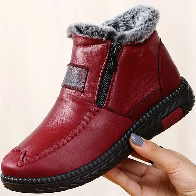 Sapatos femininos de algodão grosso para outono e inverno 2025